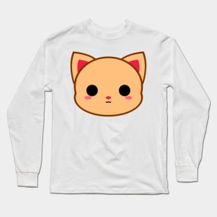 Cute Orange Bristish Short Hair Cat Long Sleeve T-Shirt